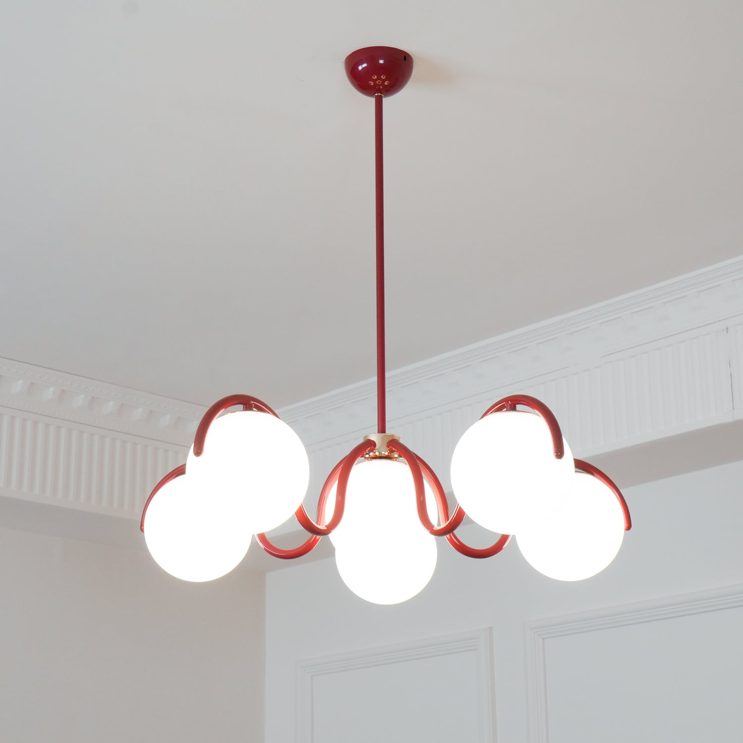 Reedway Curve Linear Chandelier - Blowlighting