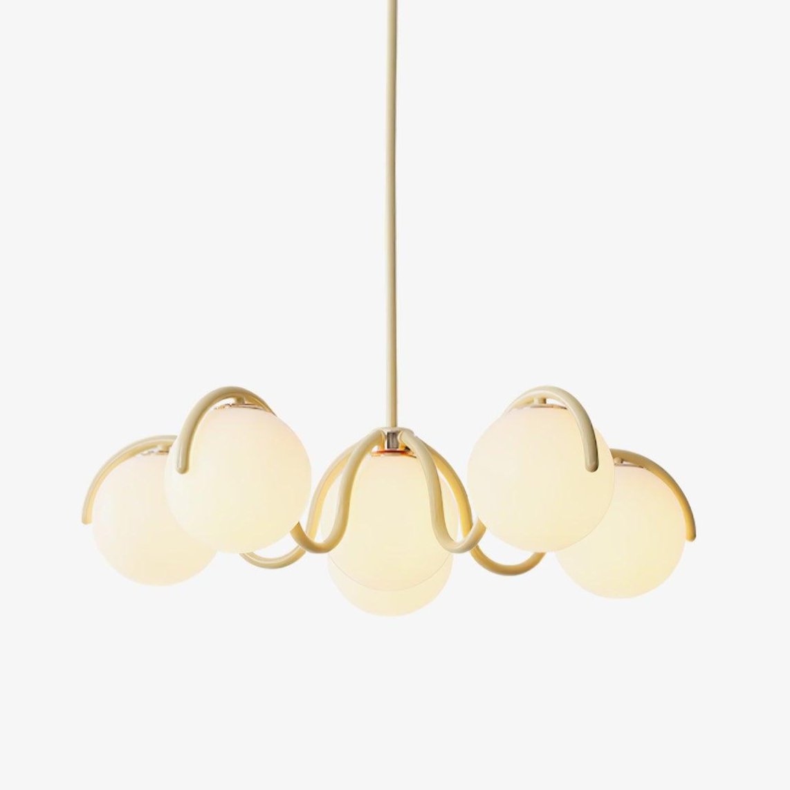 Reedway Curve Linear Chandelier - Blowlighting