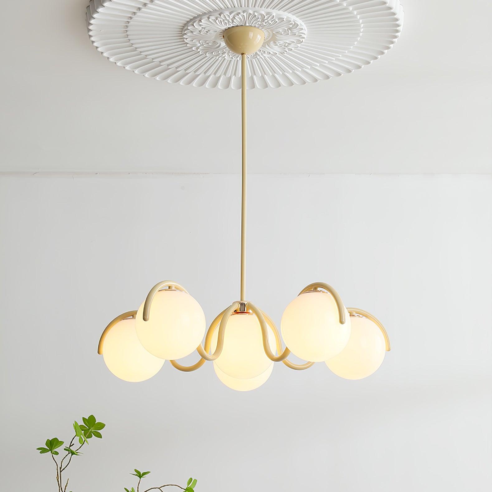Reedway Curve Linear Chandelier - Blowlighting
