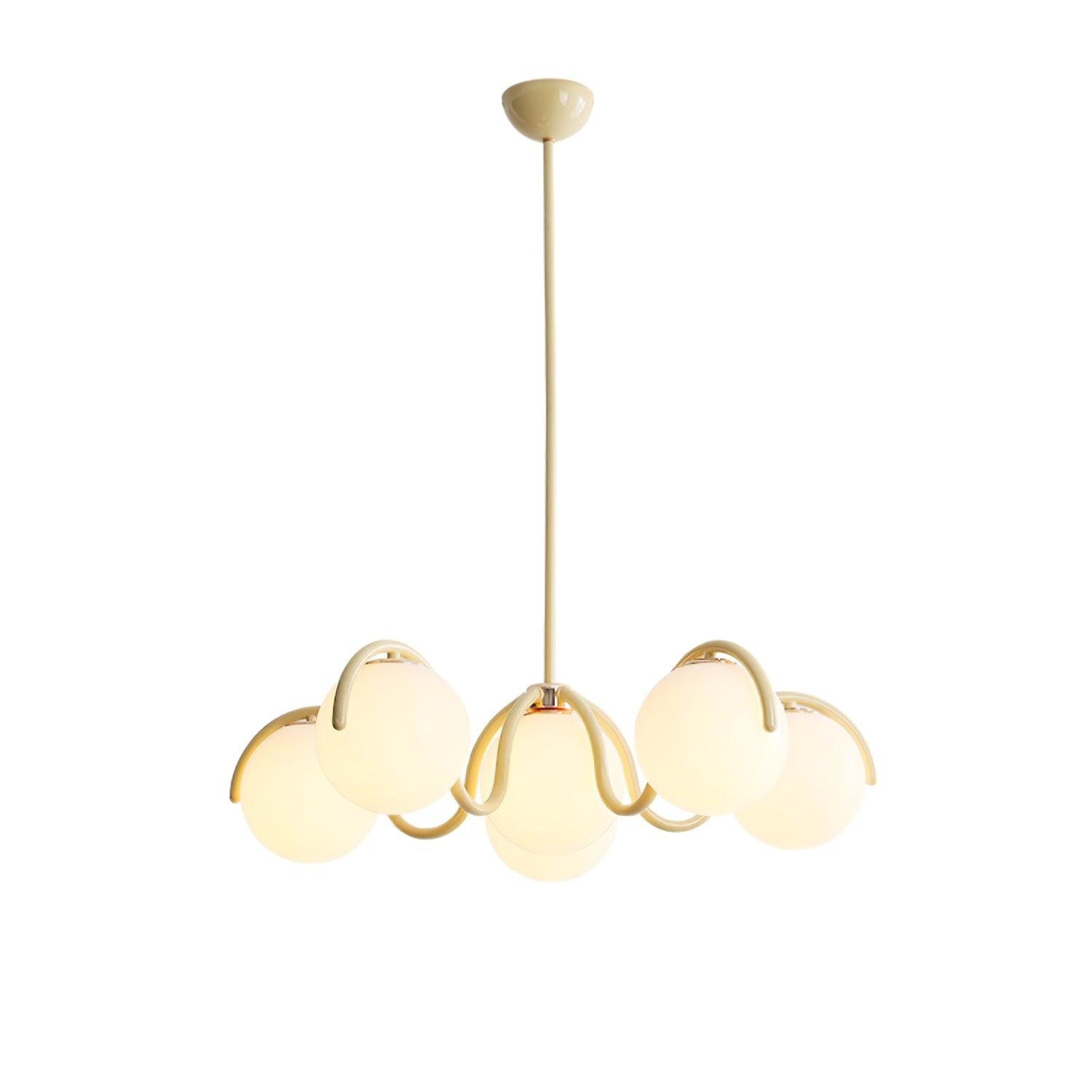 Reedway Curve Linear Chandelier - Blowlighting