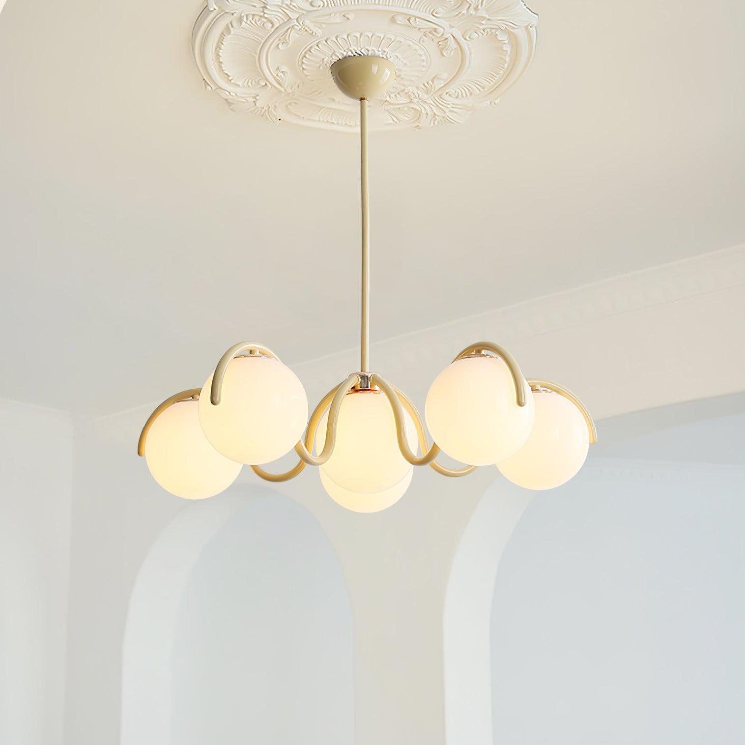 Reedway Curve Linear Chandelier - Blowlighting