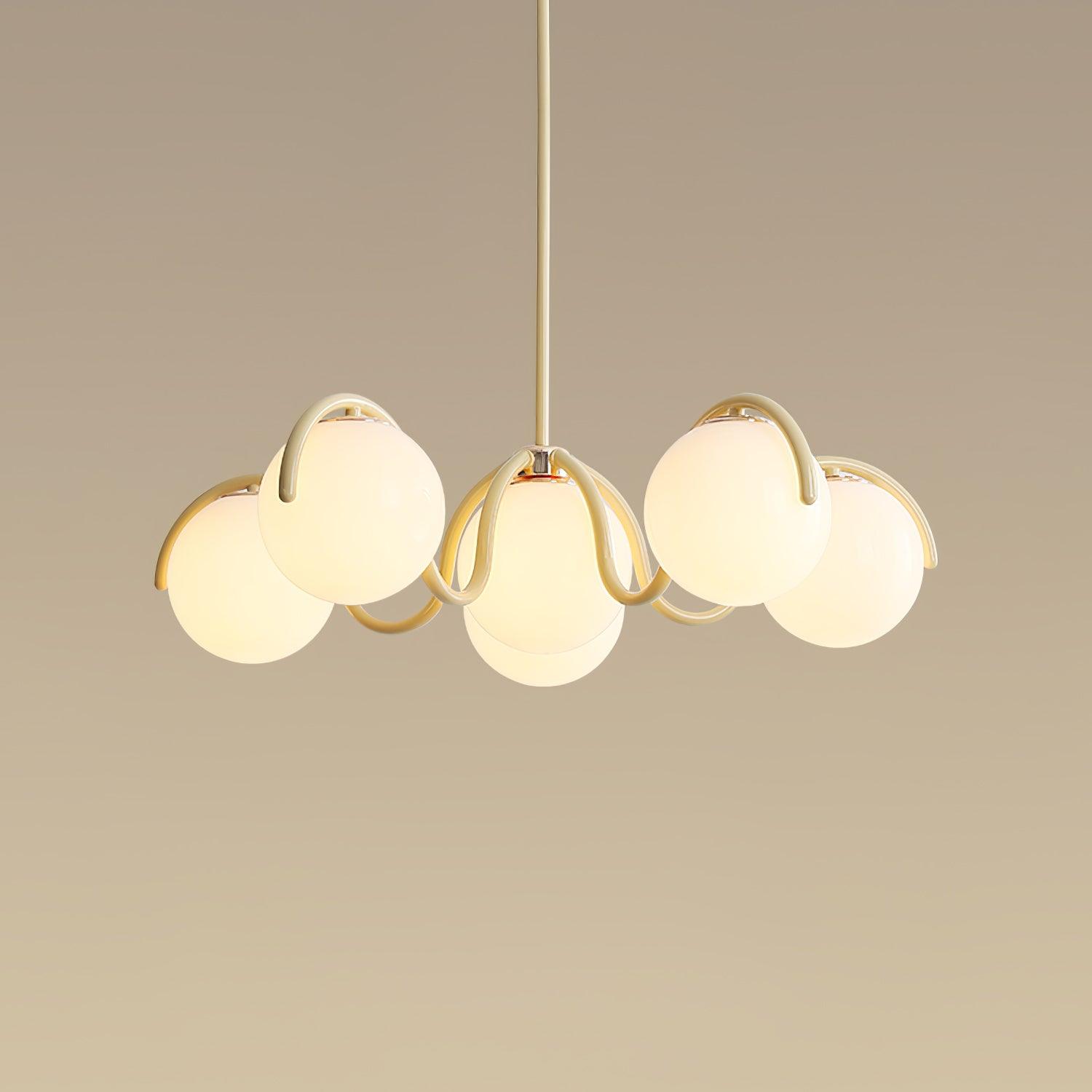 Reedway Curve Linear Chandelier - Blowlighting