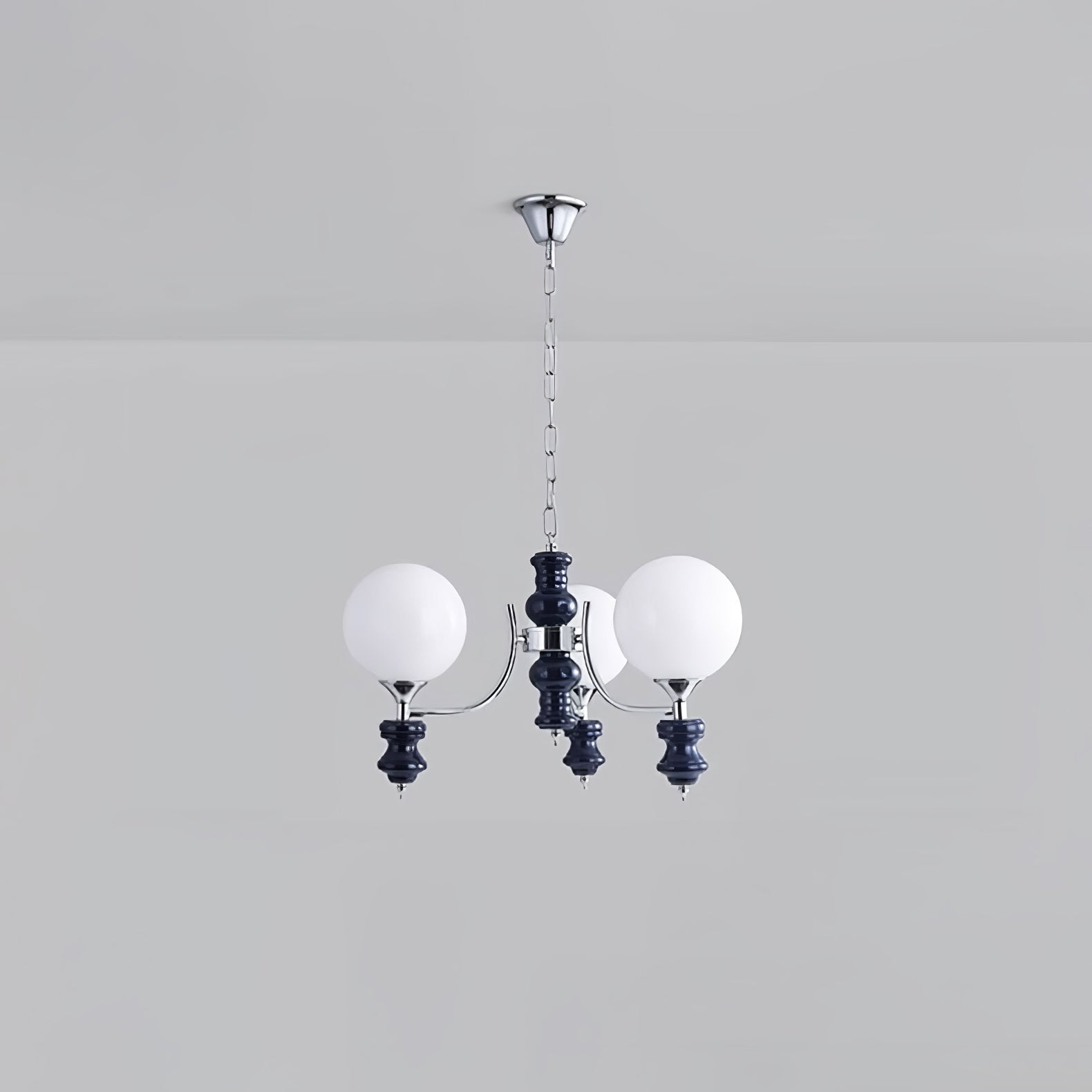Aurora Chandelier Regal Orb Frosted - Blowlighting