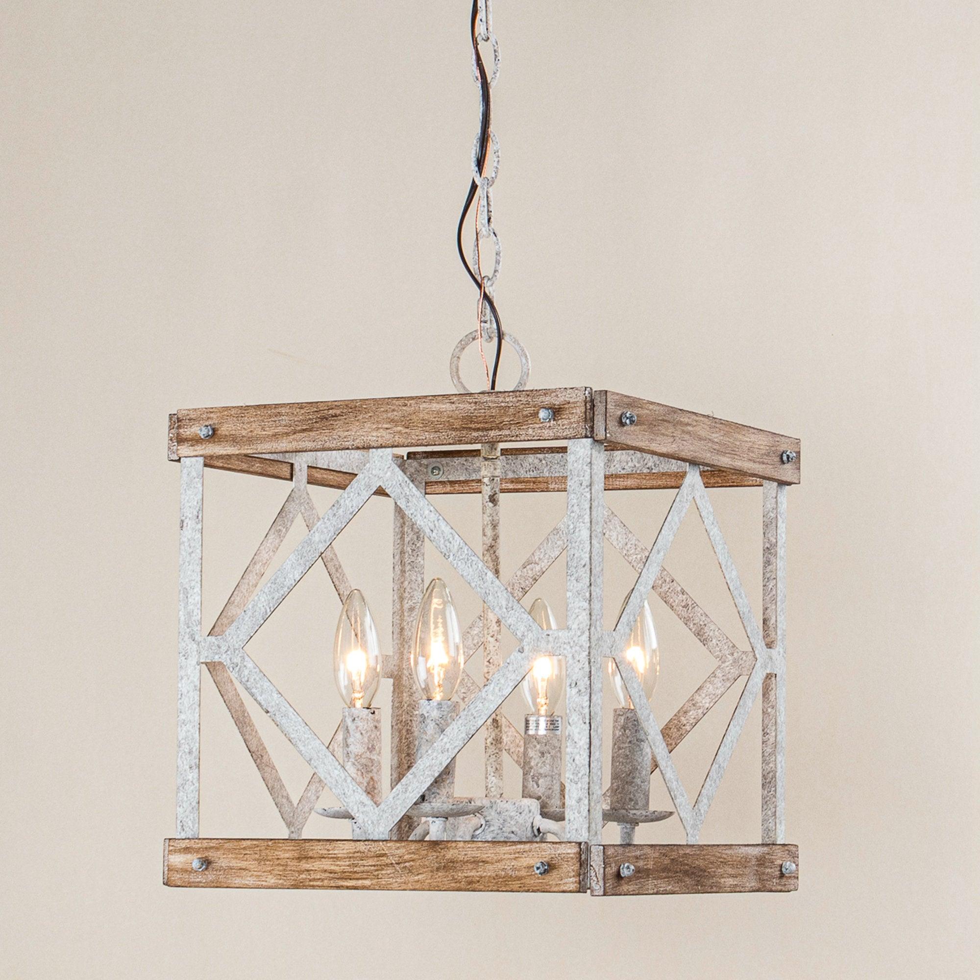 Zelaeora Individual Creativity 4 - Light Wooden Metal Pendant Lamp - Lamp Copper