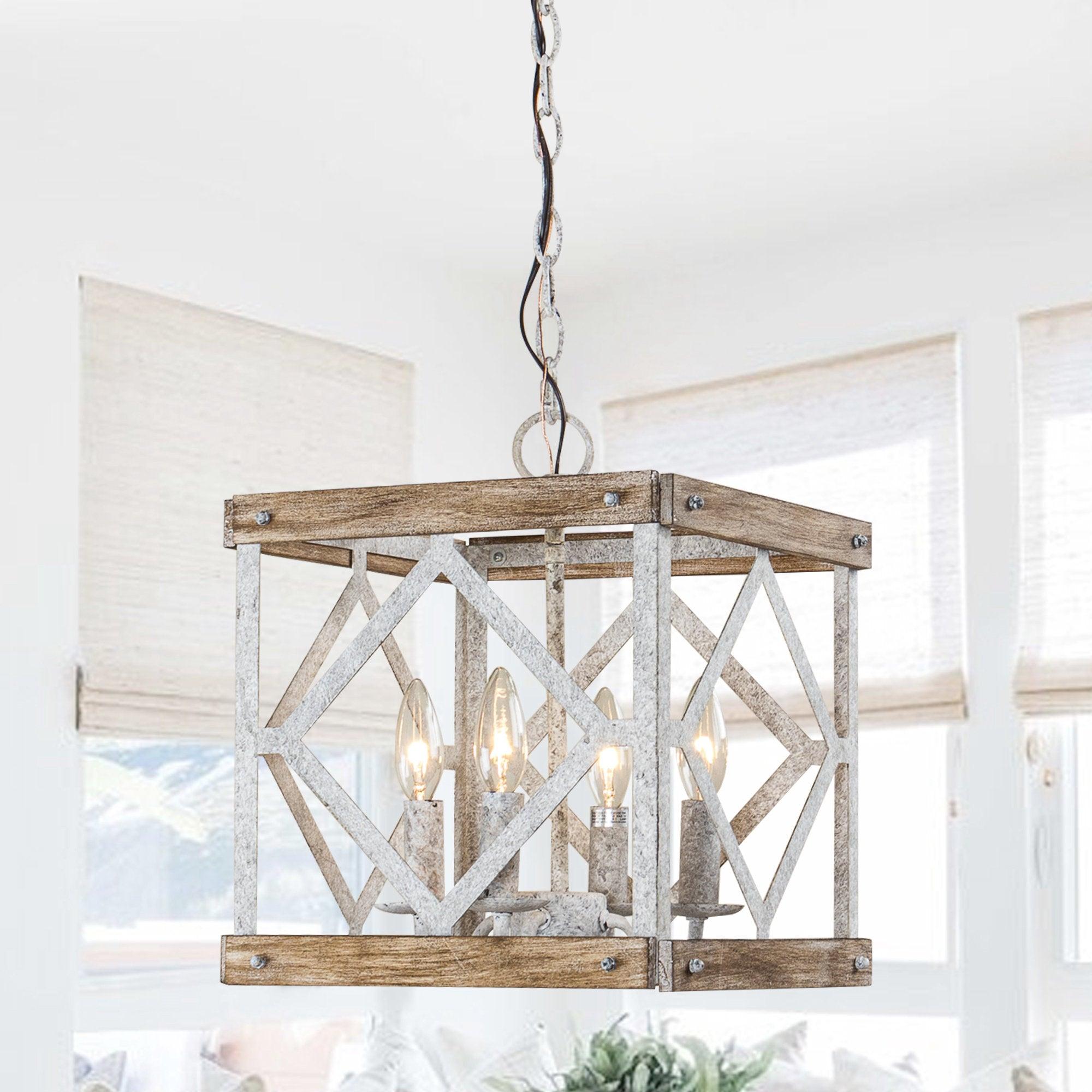 Zelaeora Individual Creativity 4 - Light Wooden Metal Pendant Lamp - Lamp Copper