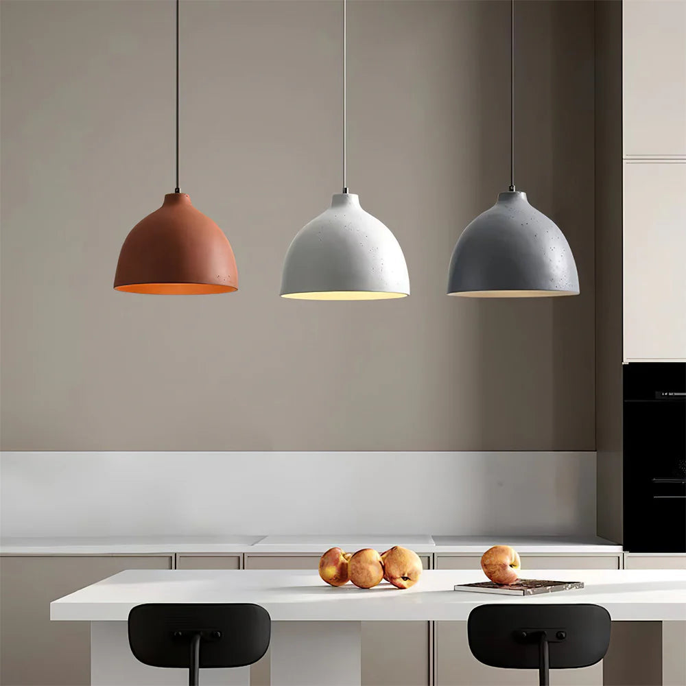 Avi Industriel LED Suspension Résine Bol Chambre À Coucher