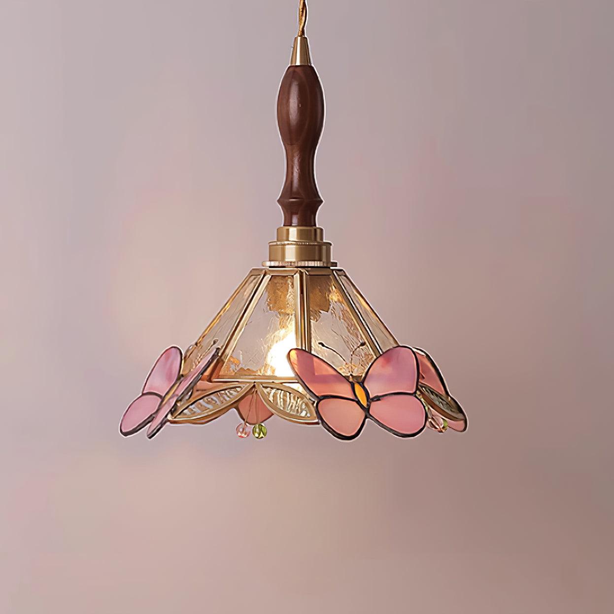Tiffany Retro Butterfly Pendant Light - Letslighting