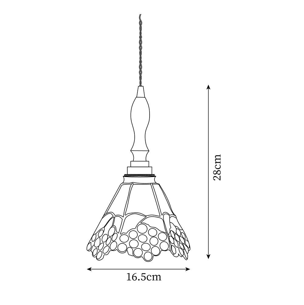 Tiffany Retro Butterfly Pendant Light - Letslighting