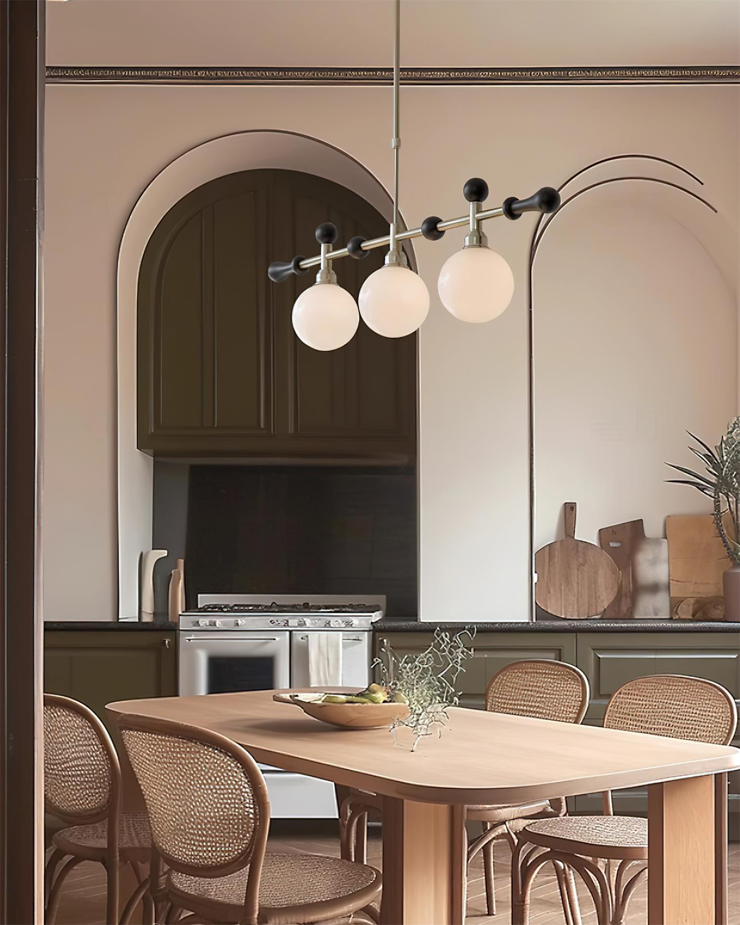Chandelier Linear Globe LED/Incandescent for Dining Room Kitchen Island - Letslighting