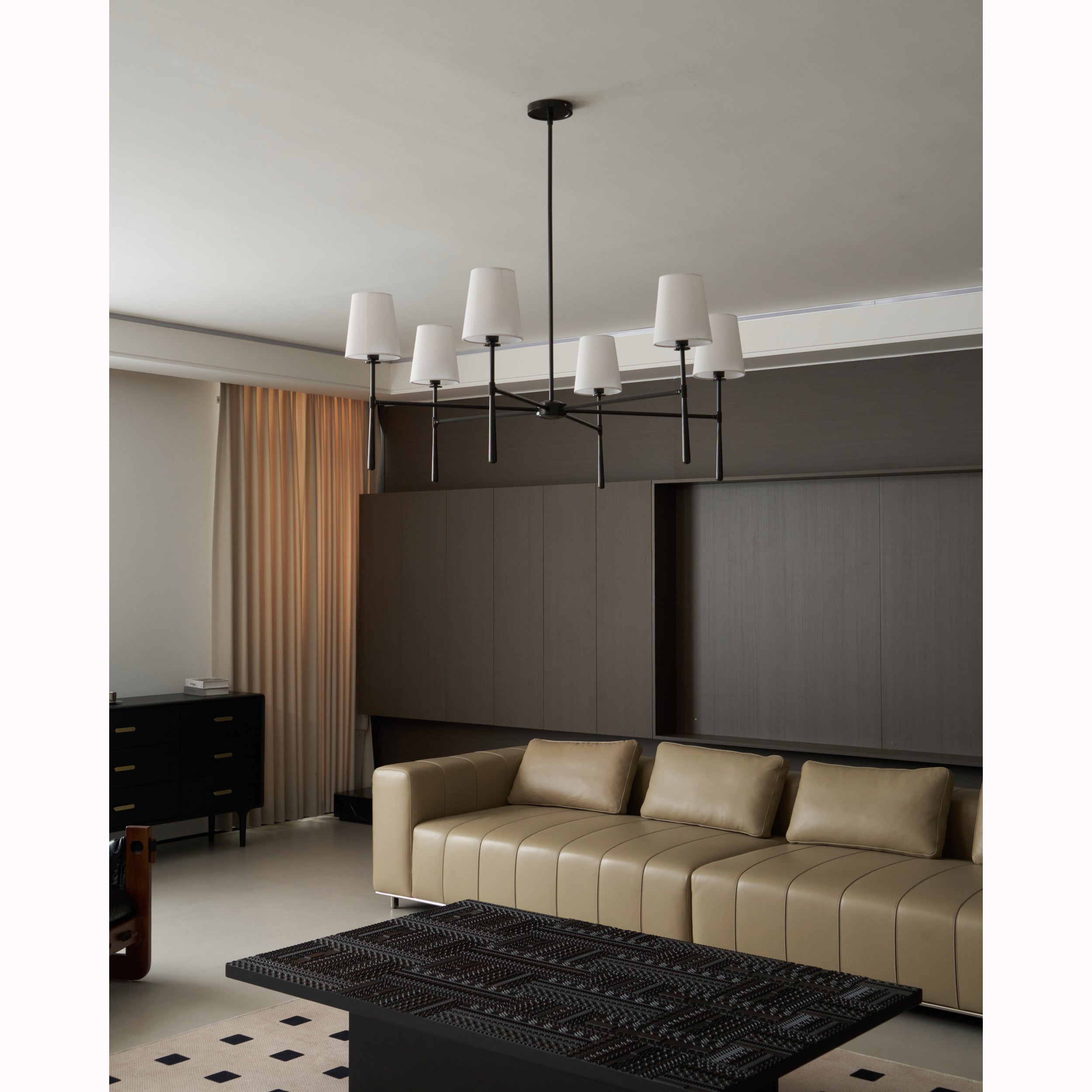 Varenne Round Chandelier - Lamp Copper