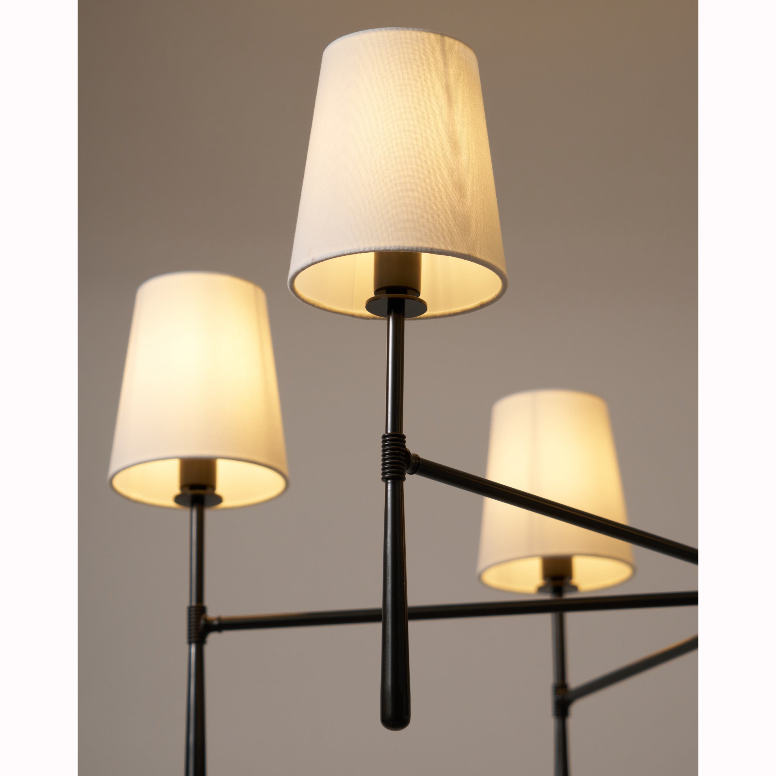 Varenne Round Chandelier - Lamp Copper