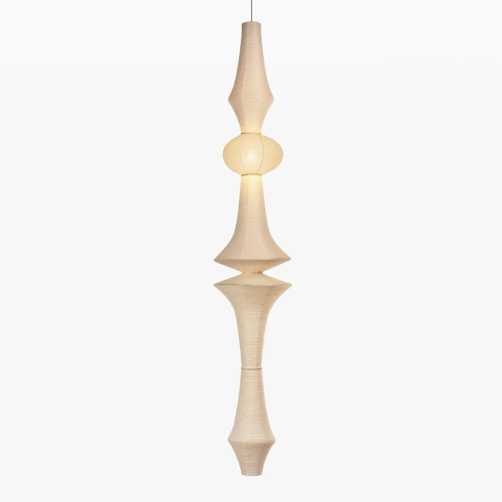 Washi Paper E Pendant Light - Blowlighting
