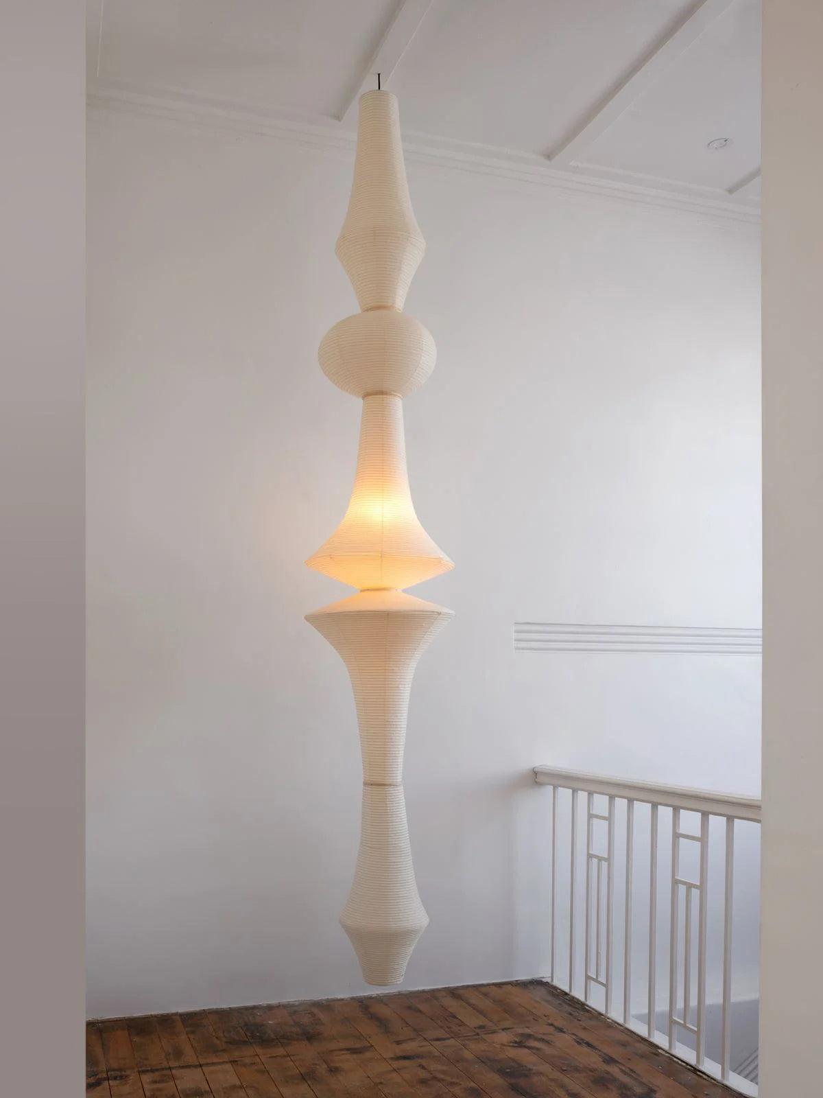 Washi Paper E Pendant Light - Blowlighting