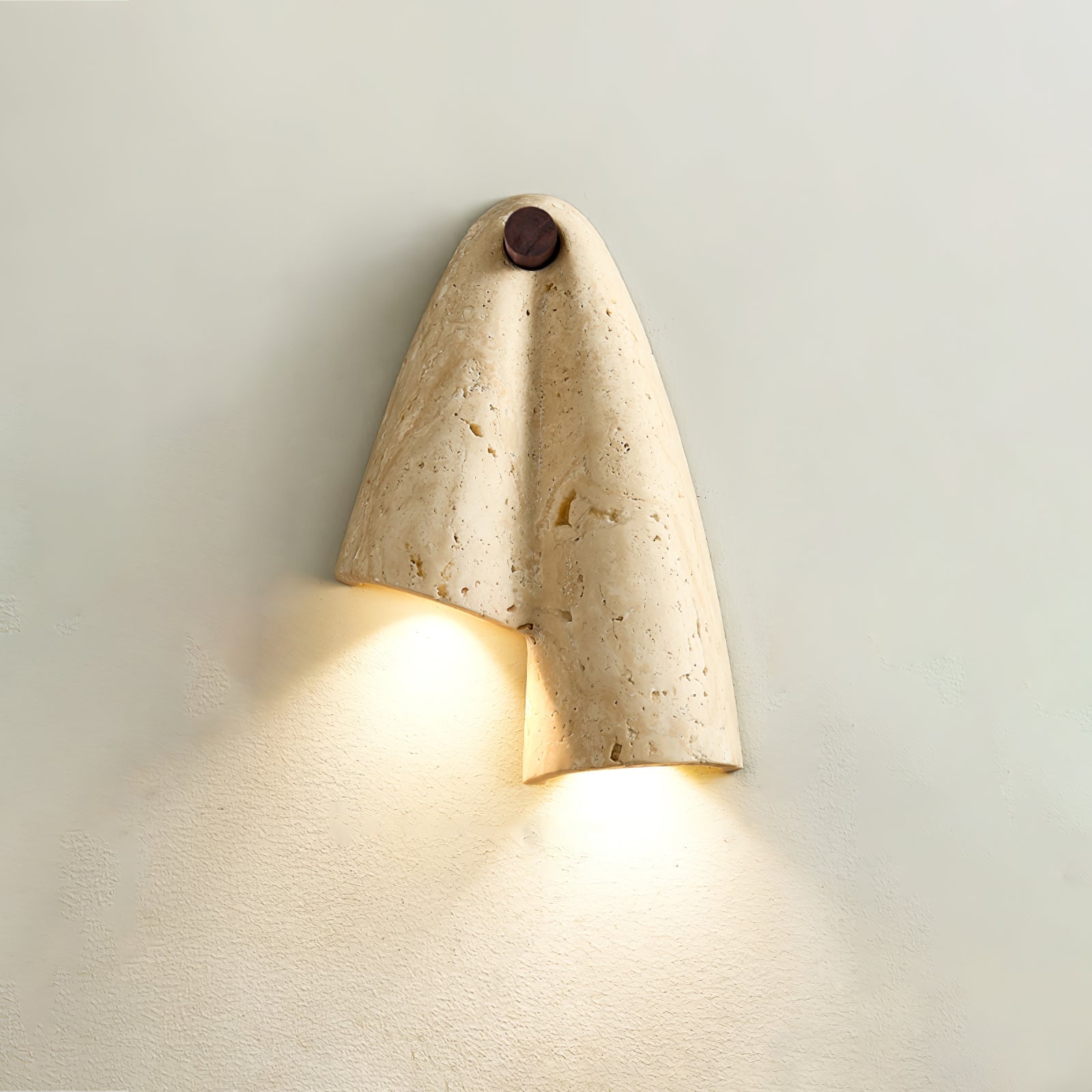 Artistic Travertine Wall Light - Letslighting