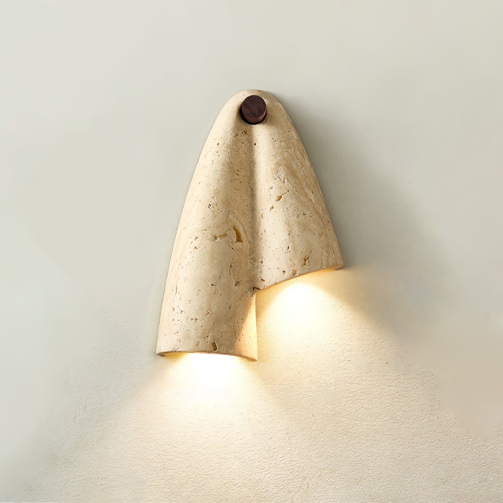 Artistic Travertine Wall Light - Letslighting