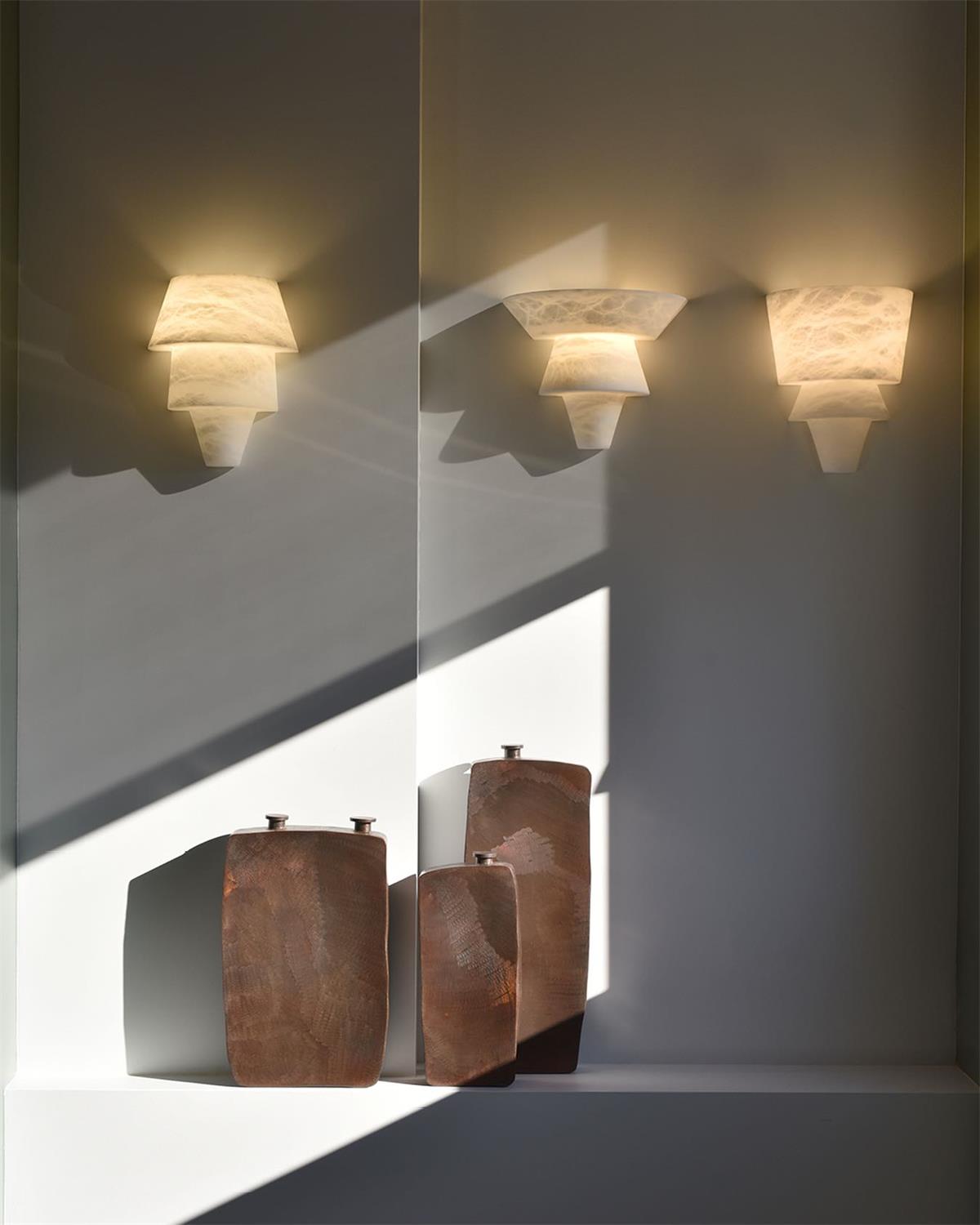 Elyon Elegant White Alabaster Wall Lamp - Letslighting