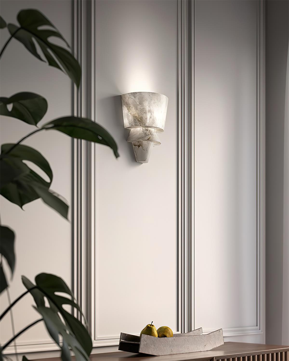 Elyon Elegant White Alabaster Wall Lamp - Letslighting
