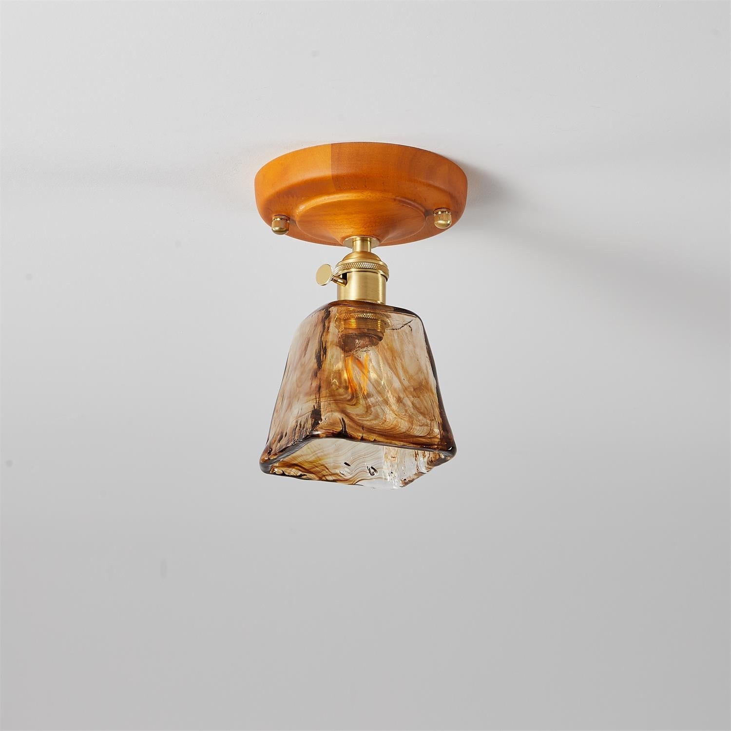 Elano Glass Ceiling Light - Letslighting