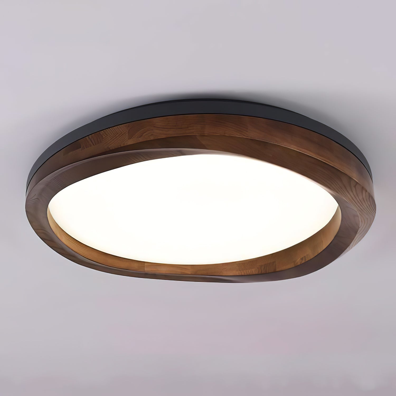Ripple Wood Ceiling Light - Blowlighting