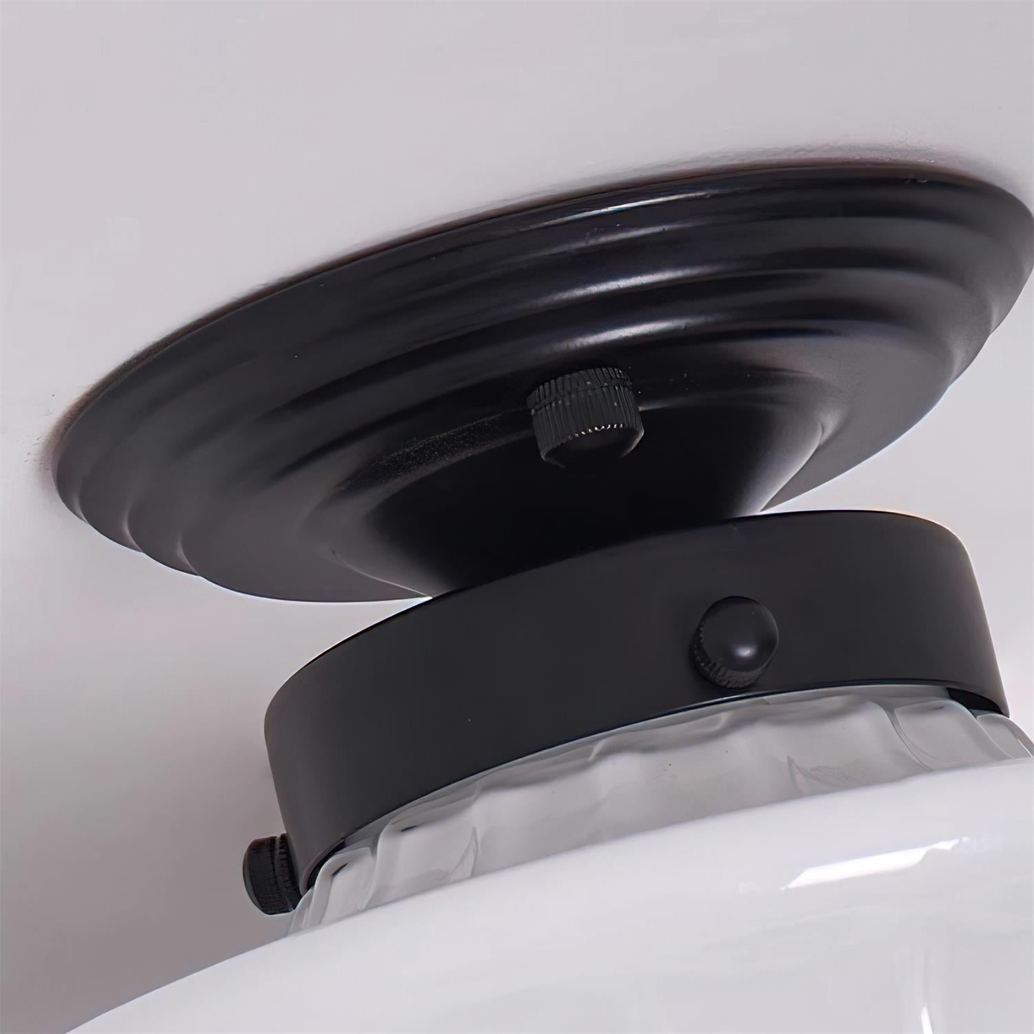 Evola Vintage Opal Glass Ceiling Light - Letslighting