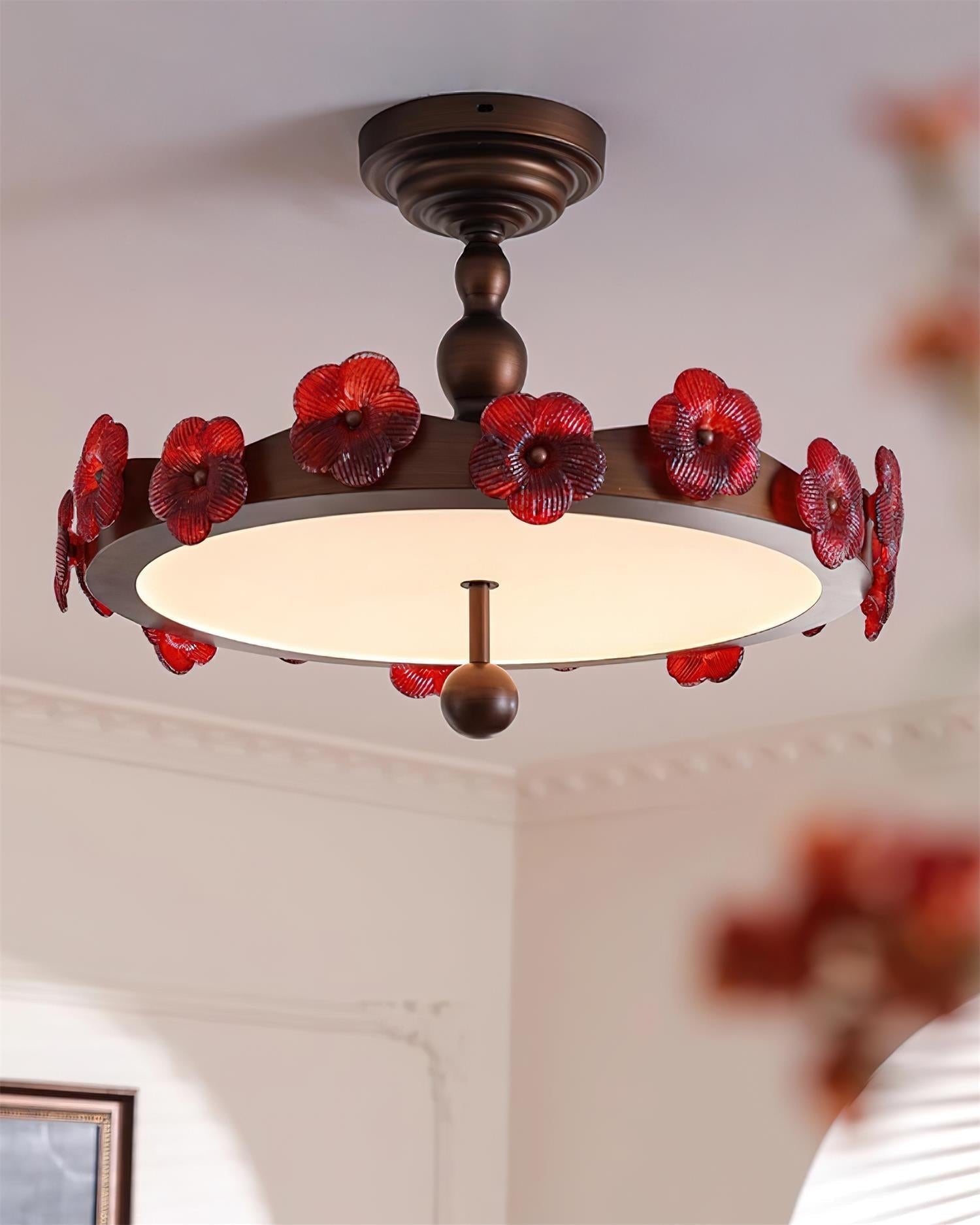 Rosetta Floral Ceiling Lamp - Letslighting