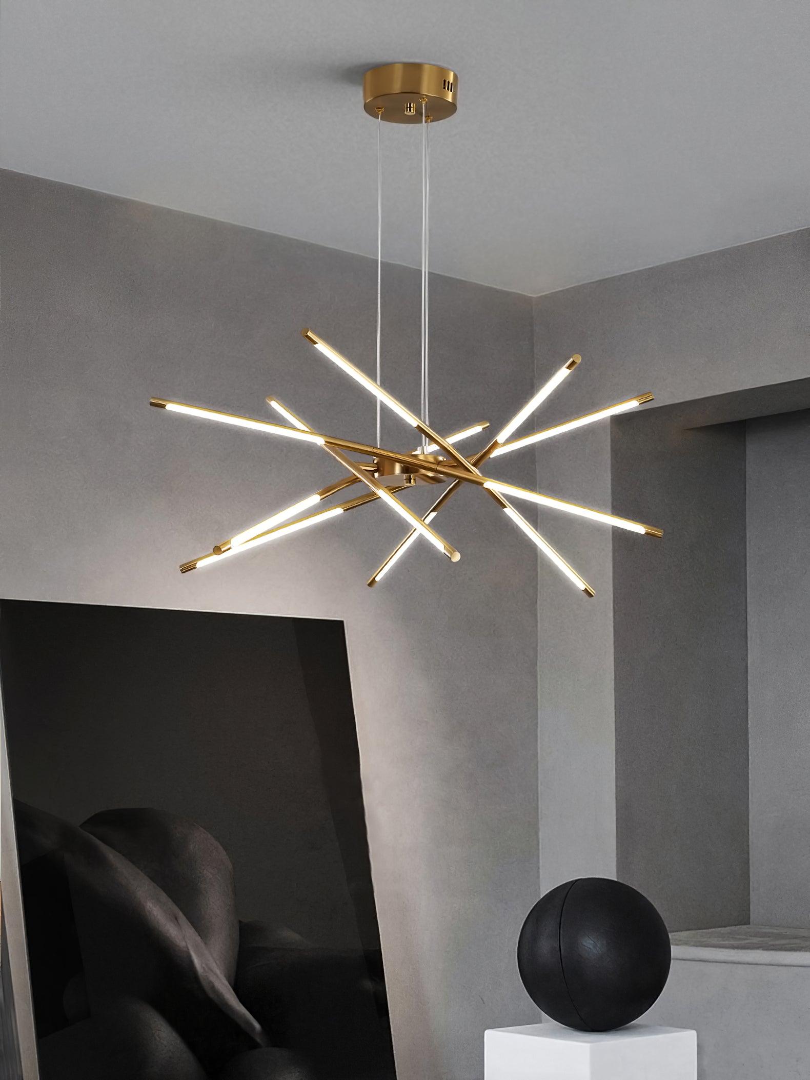 Rotatable LED Chandelier - Blowlighting