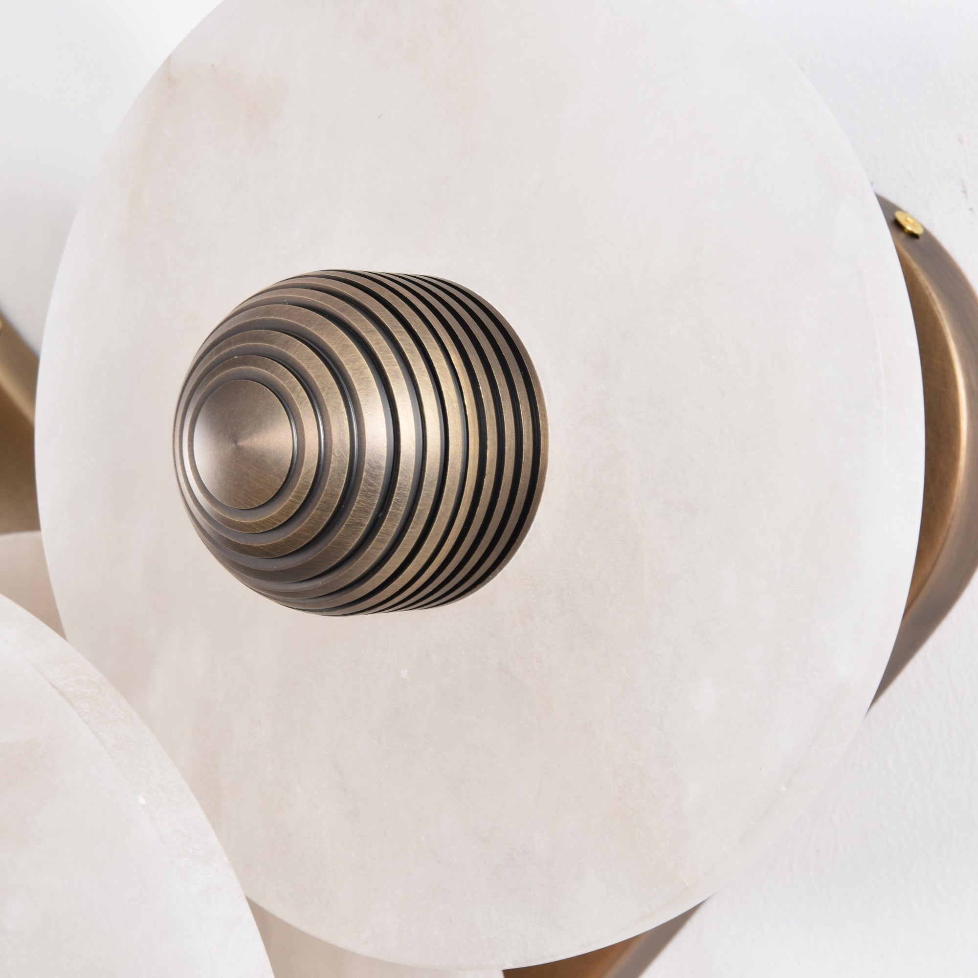 Selene Minimalist Alabaster Ceiling Light - Blowlighting