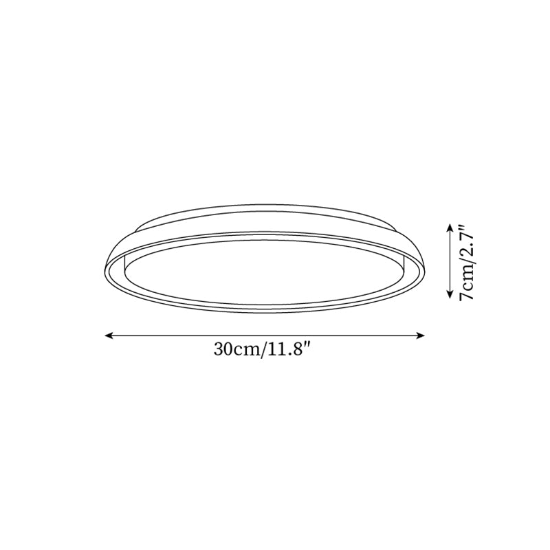 Halo Round Travertine Ceiling Light - Letslighting