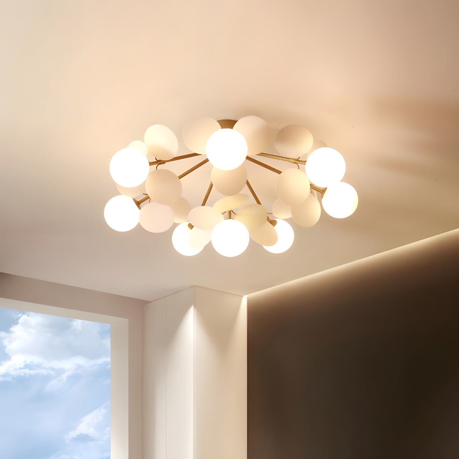 Round Macaron Ceiling Lamp - Blowlighting