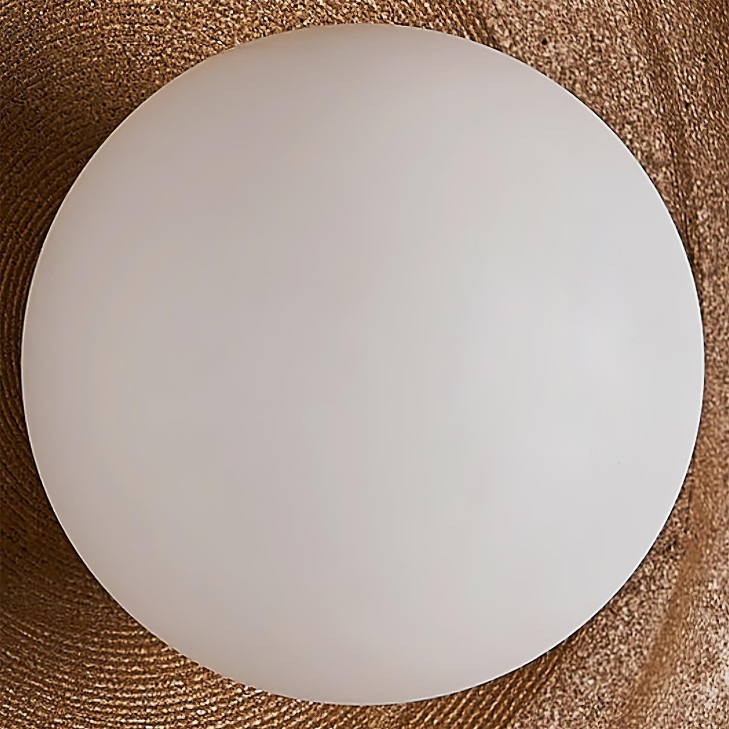Wall Lamp Fiberglass Disc Acrylic Globe for Nordic Warmth - Letslighting