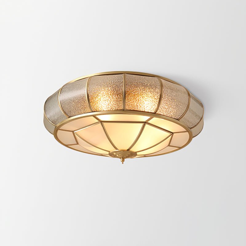 Round Textured Glass Ceiling Light - Blowlighting