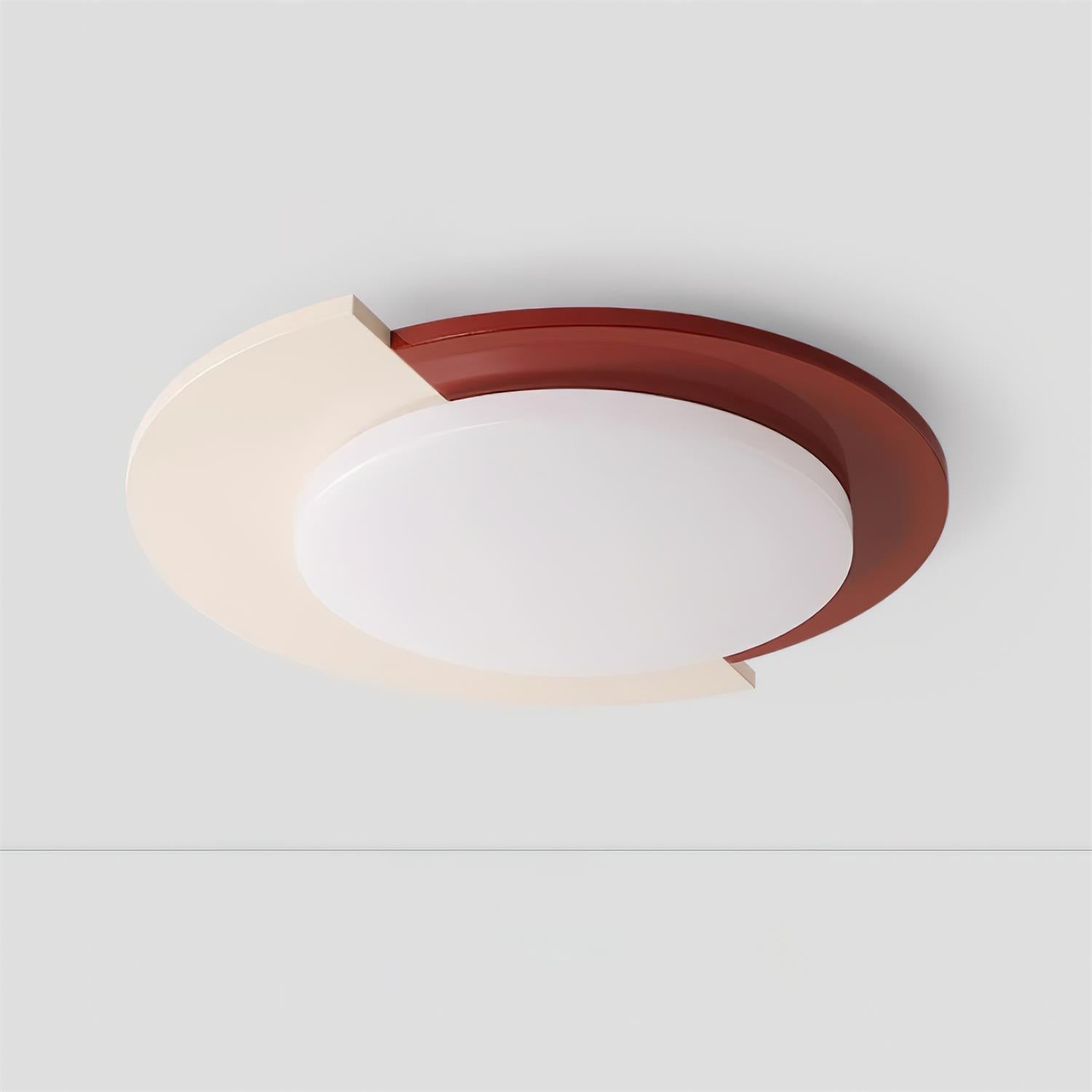 Toina Ceiling Light Round Two Tone Modern Minimalist - Letslighting