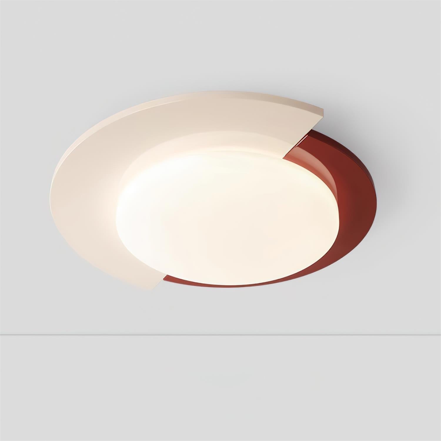 Toina Ceiling Light Round Two Tone Modern Minimalist - Letslighting