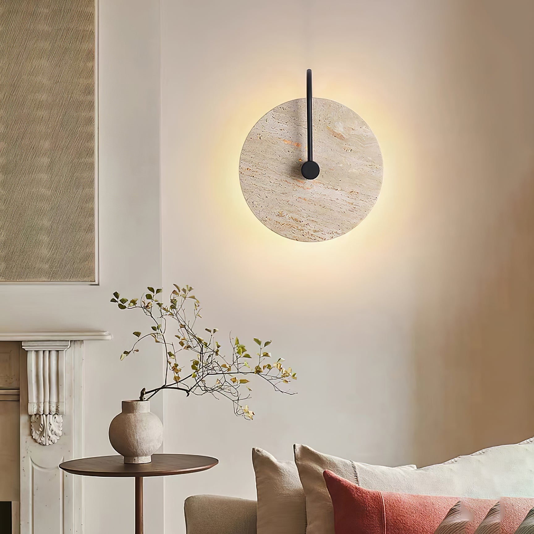 Kara Travertine Wall Light - Letslighting
