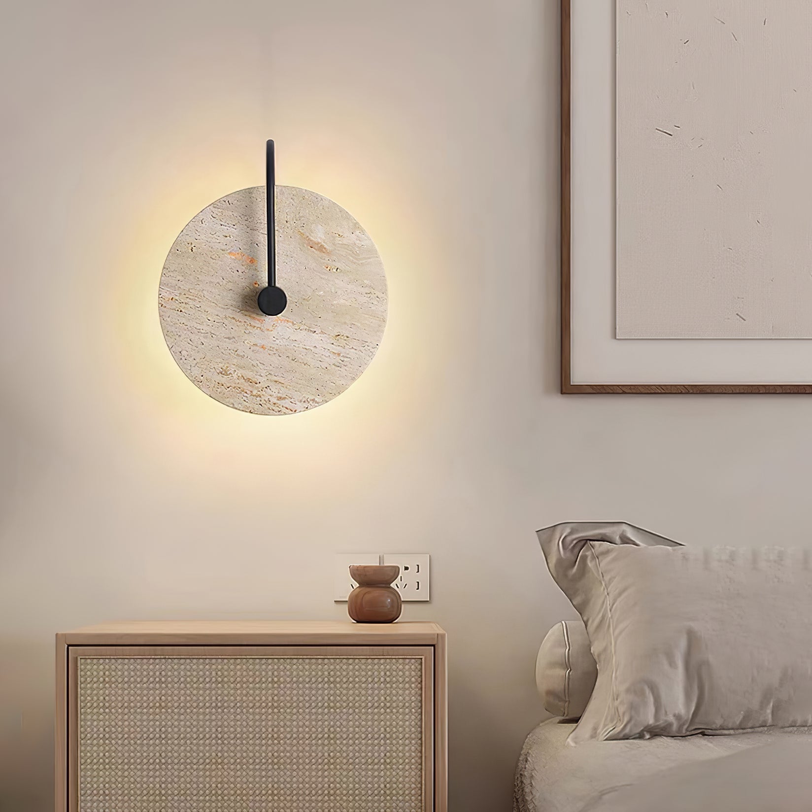 Kara Travertine Wall Light - Letslighting