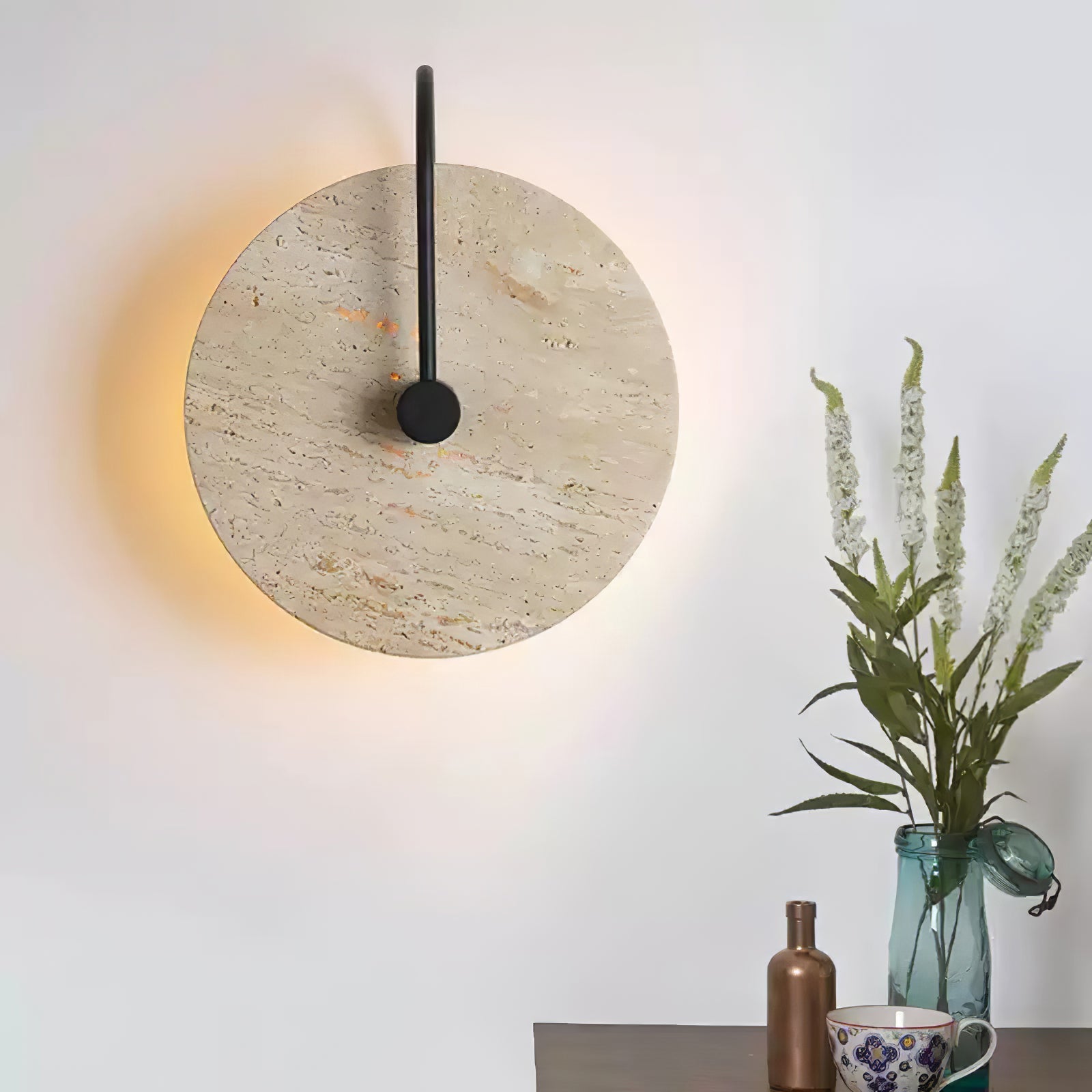 Kara Travertine Wall Light - Letslighting