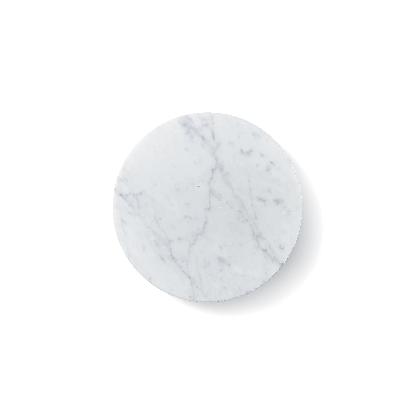 Vasilora Modern Minimalist Round White Marble Sconce Wall Lamp - Lamp Copper