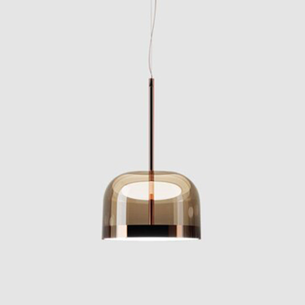 Valentina Suspension Nordique, Métal/Verre, Noir/Or, Salle à Manger