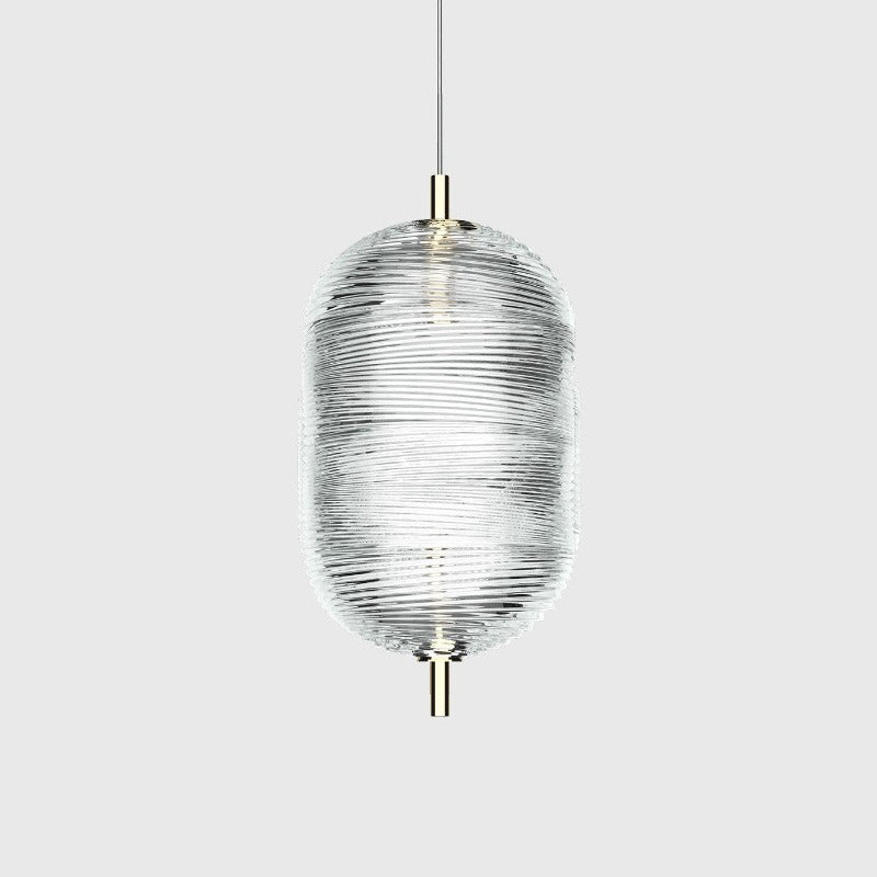 Valentina Suspension Globe Moderne, Verre/Métal, Noir/Or, Chambre