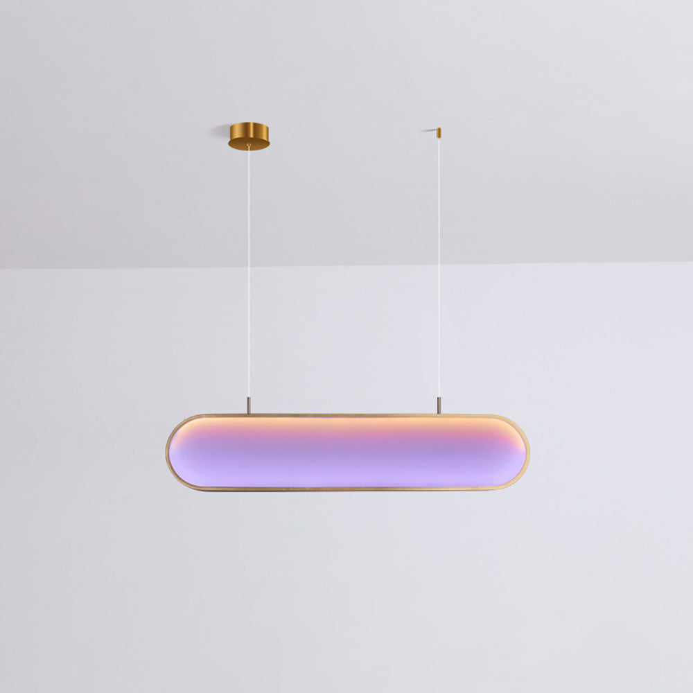 Valentina Suspension Ronde Contemporaine, Métal/Acrylique, Noir/Or/Argent, Cuisine/Salon