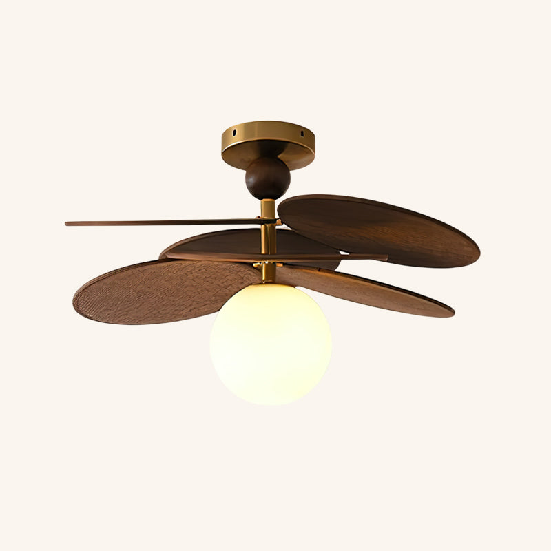 Eldo Wooden Blades Ceiling Lamp - Letslighting