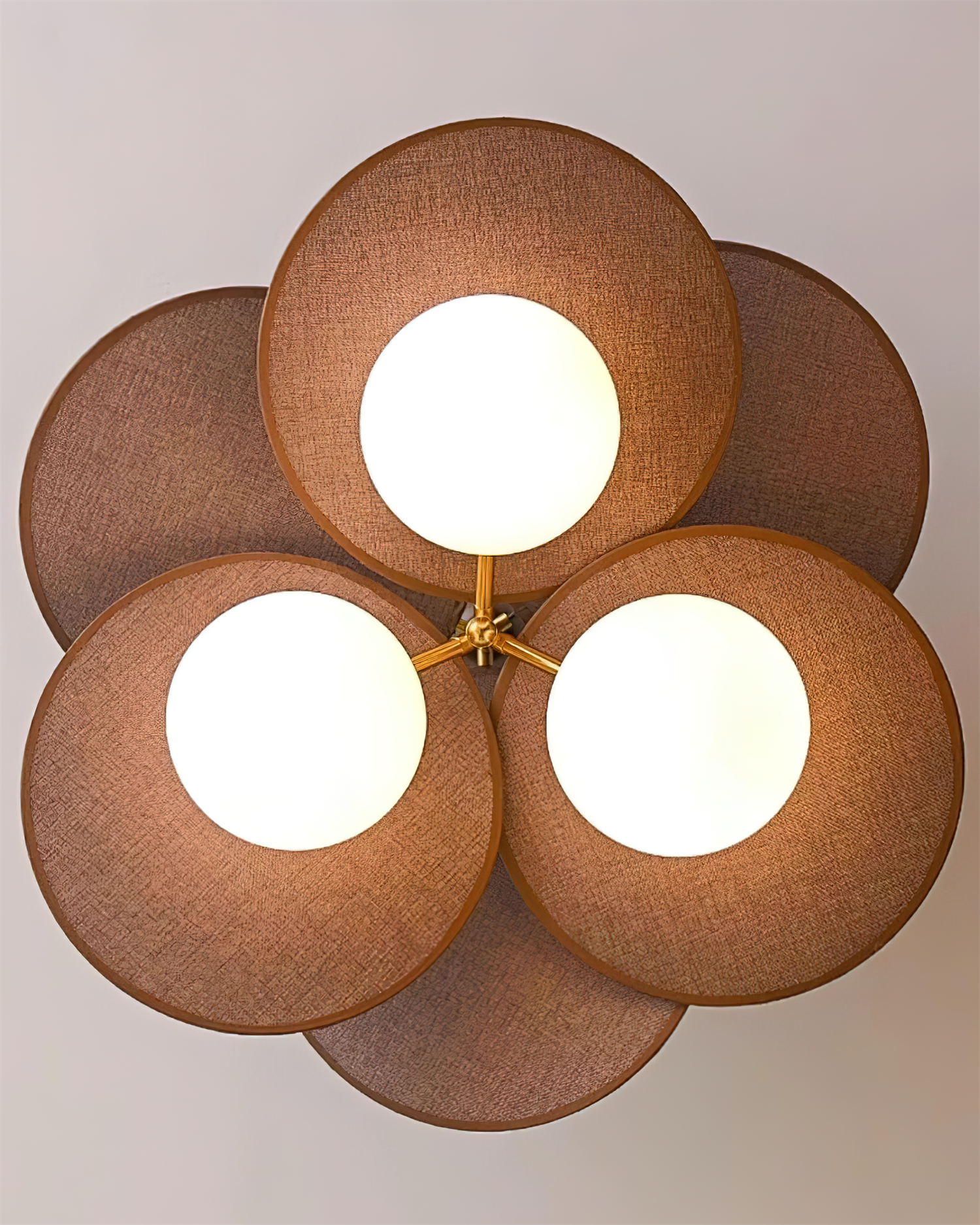 Eldo Wooden Blades Ceiling Lamp - Letslighting