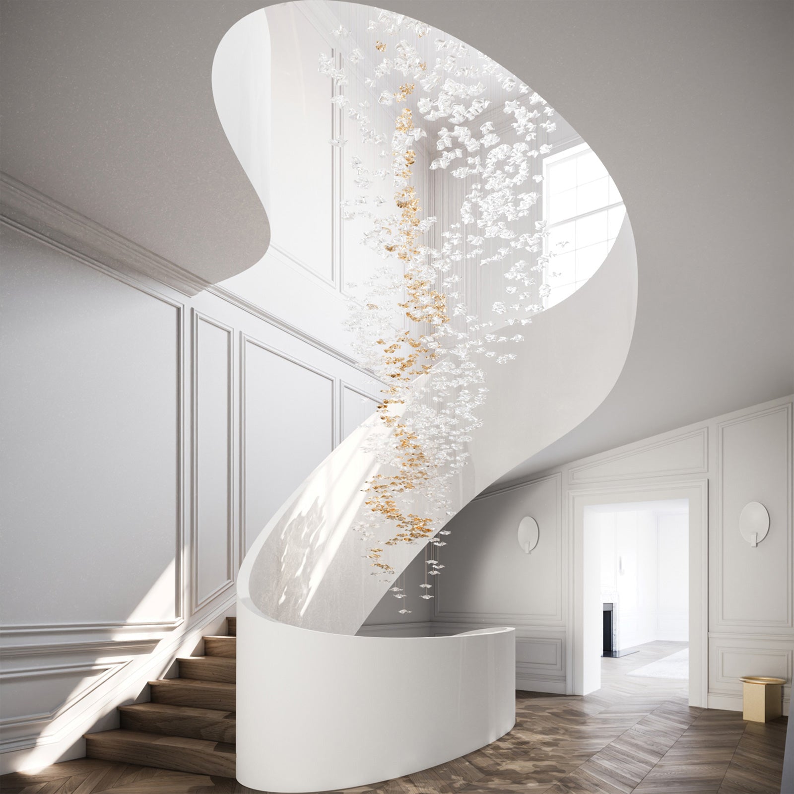 Vecarisra Luxury Tidal Art Glass Pendants Lamp - Blowlighting