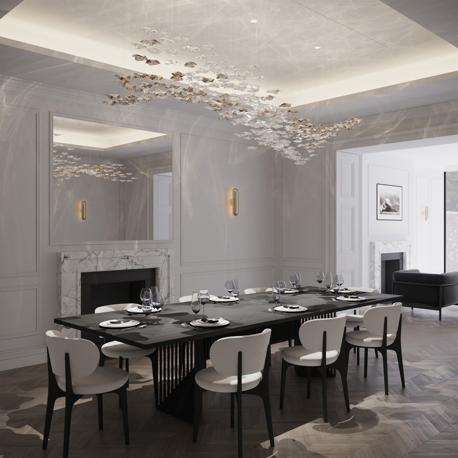 Vecarisra Luxury Tidal Art Glass Pendants Lamp - Blowlighting