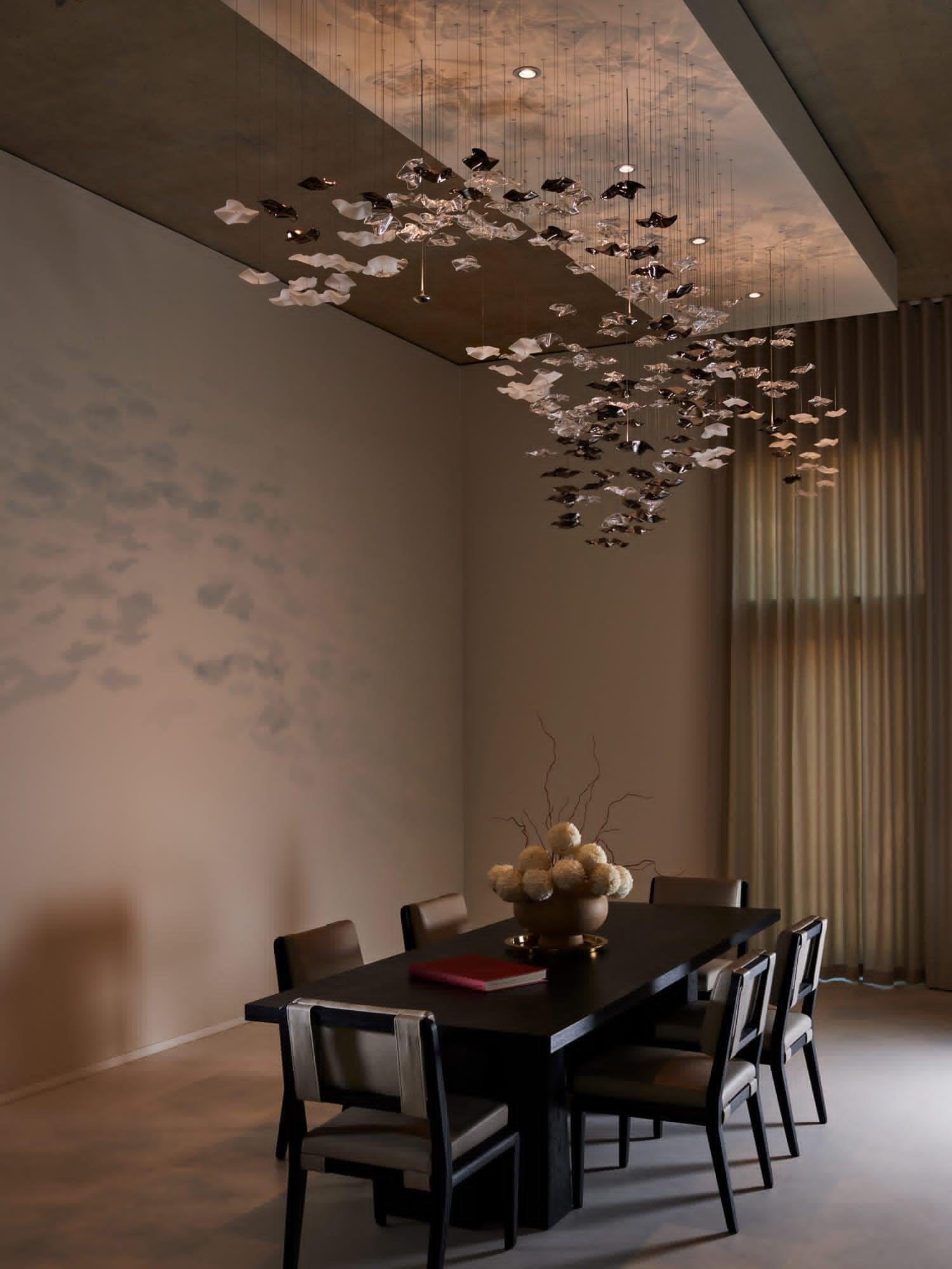 Vecarisra Luxury Tidal Art Glass Pendants Lamp - Blowlighting