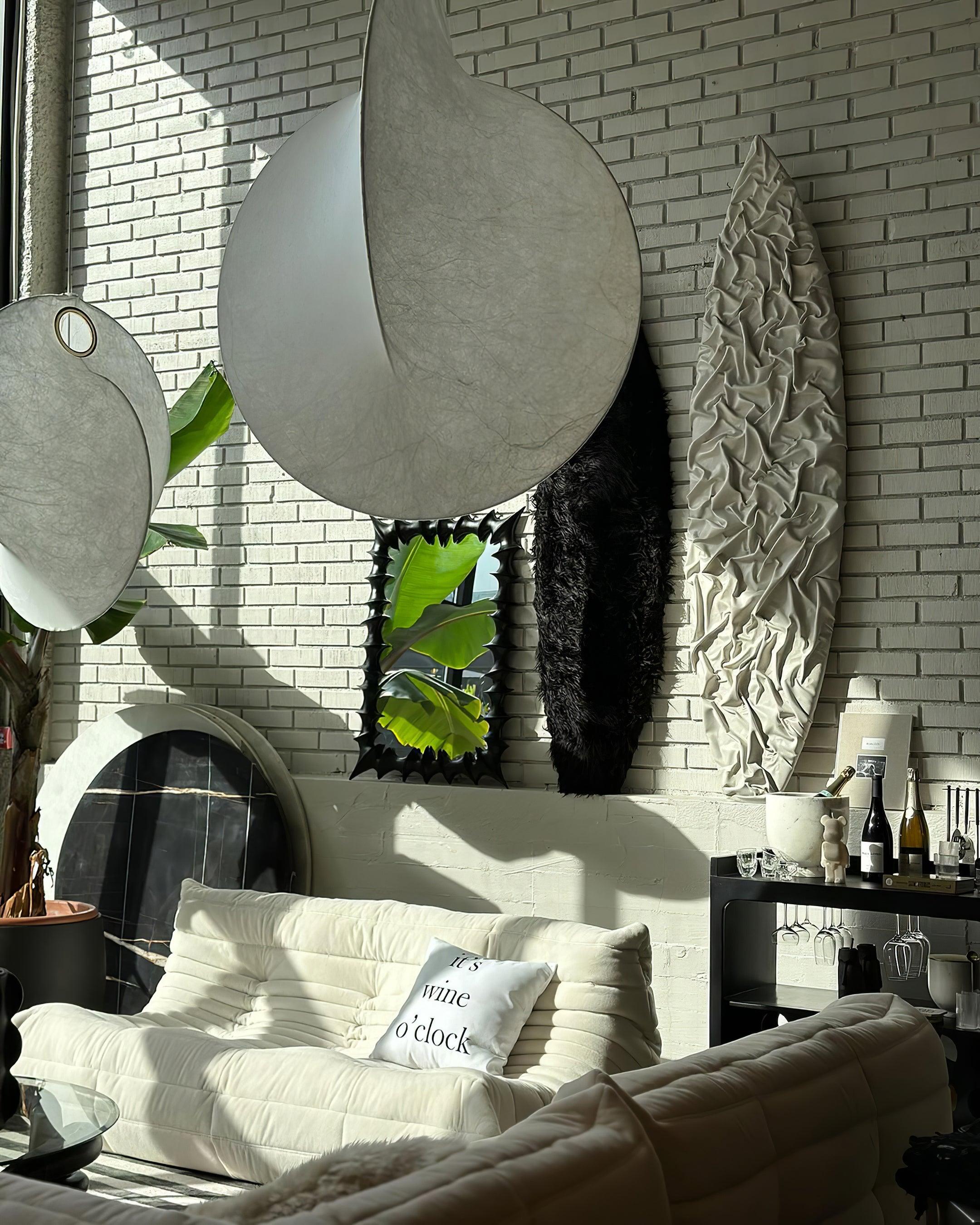 Ballet Pendant Lamp White Organic Shape - Letslighting