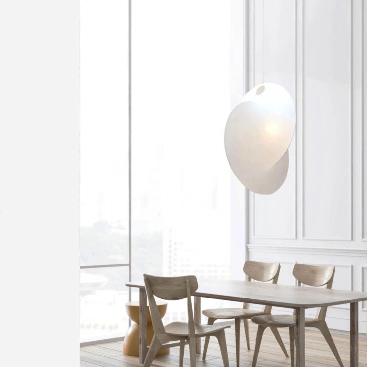 Ballet Pendant Lamp White Organic Shape - Letslighting