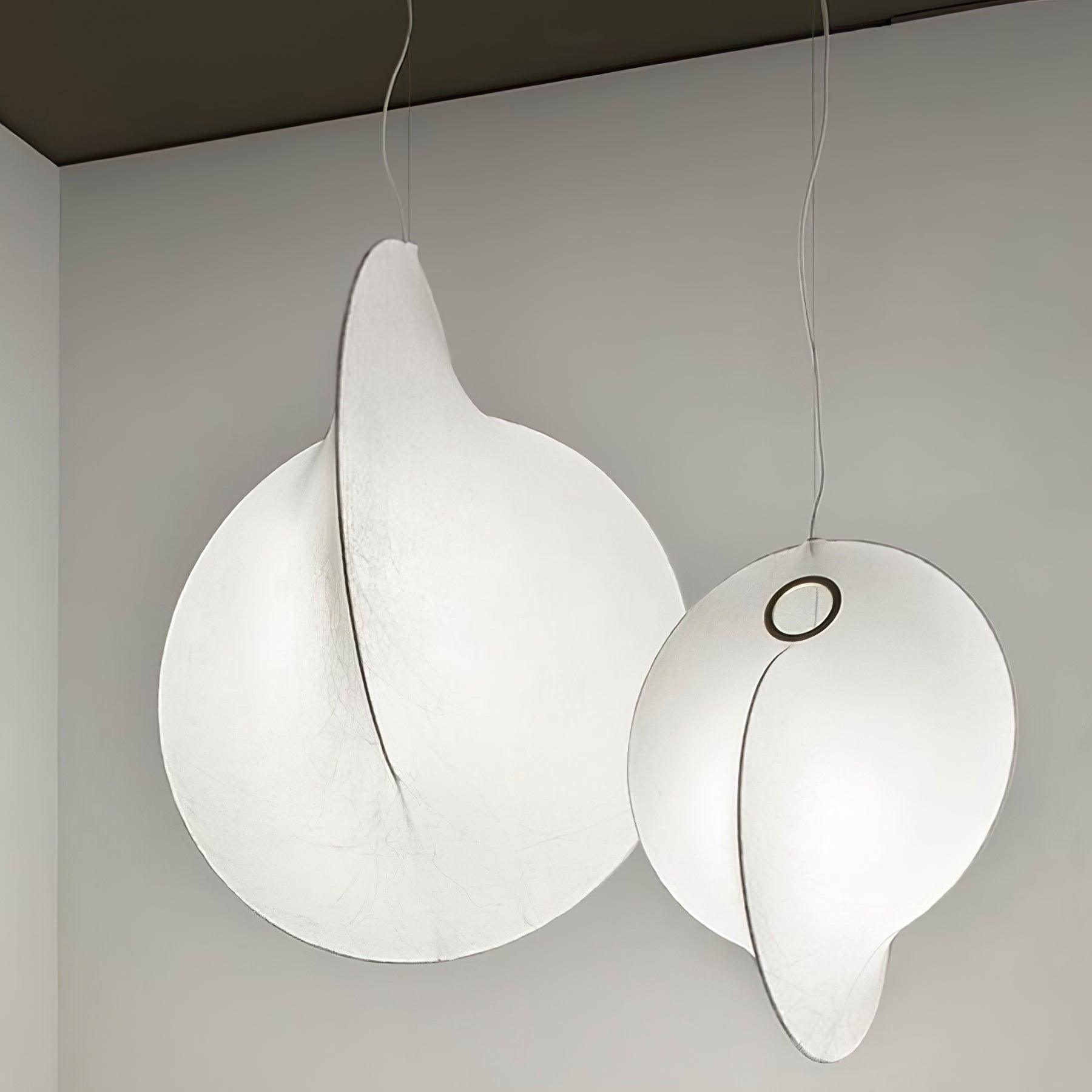 Ballet Pendant Lamp White Organic Shape - Letslighting