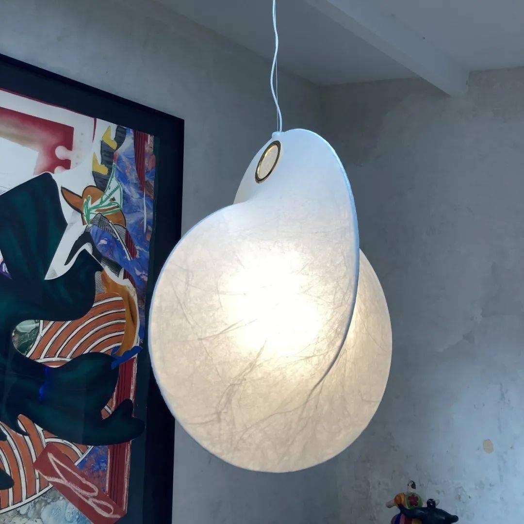 Ballet Pendant Lamp White Organic Shape - Letslighting
