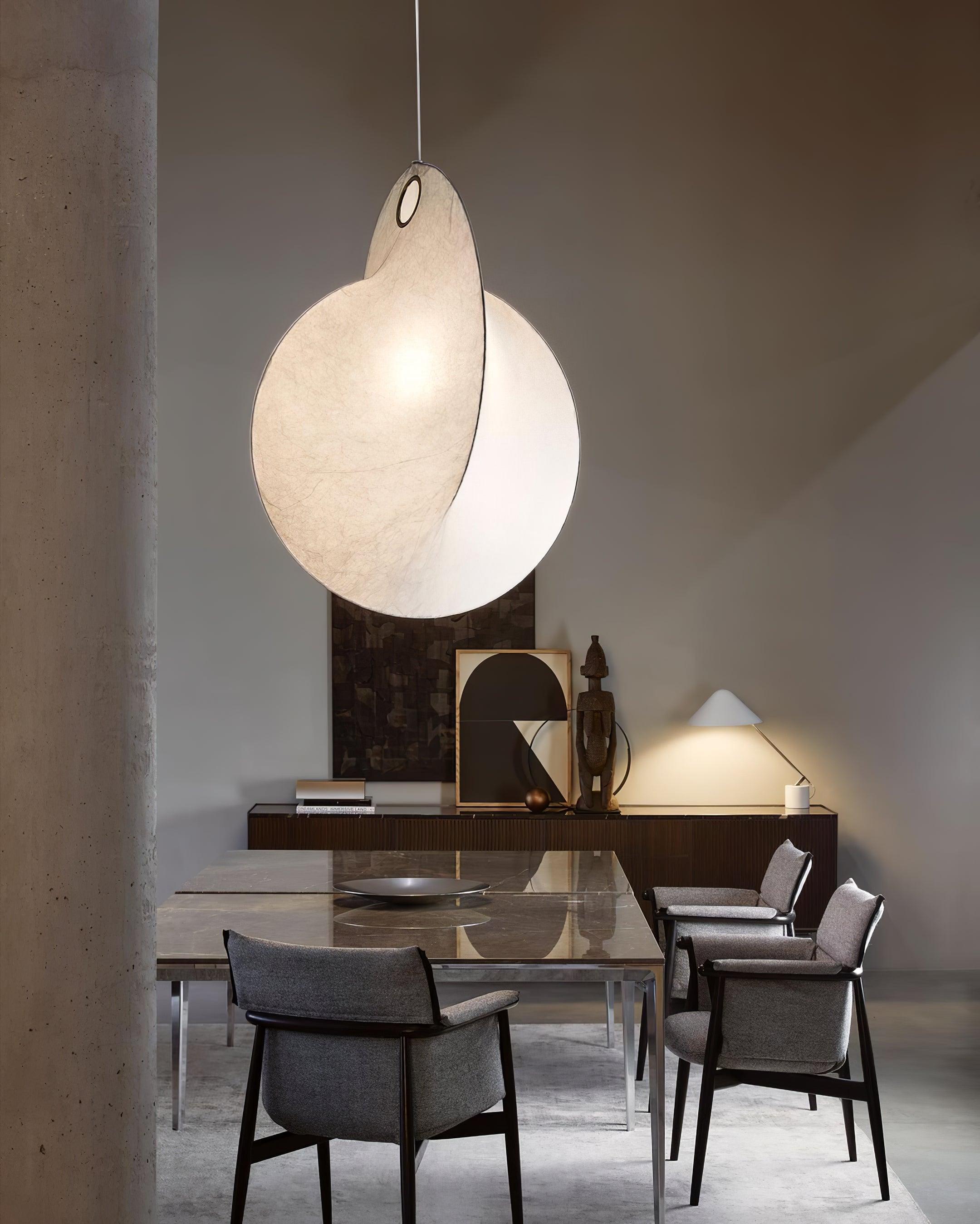 Ballet Pendant Lamp White Organic Shape - Letslighting